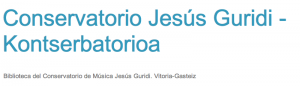 Biblioteca Conservatorio Jesus Guridi